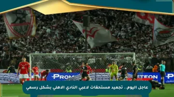 عاجل اليوم.. تجميد مستحقات لاعبي النادي الأهلي بشكل رسمي